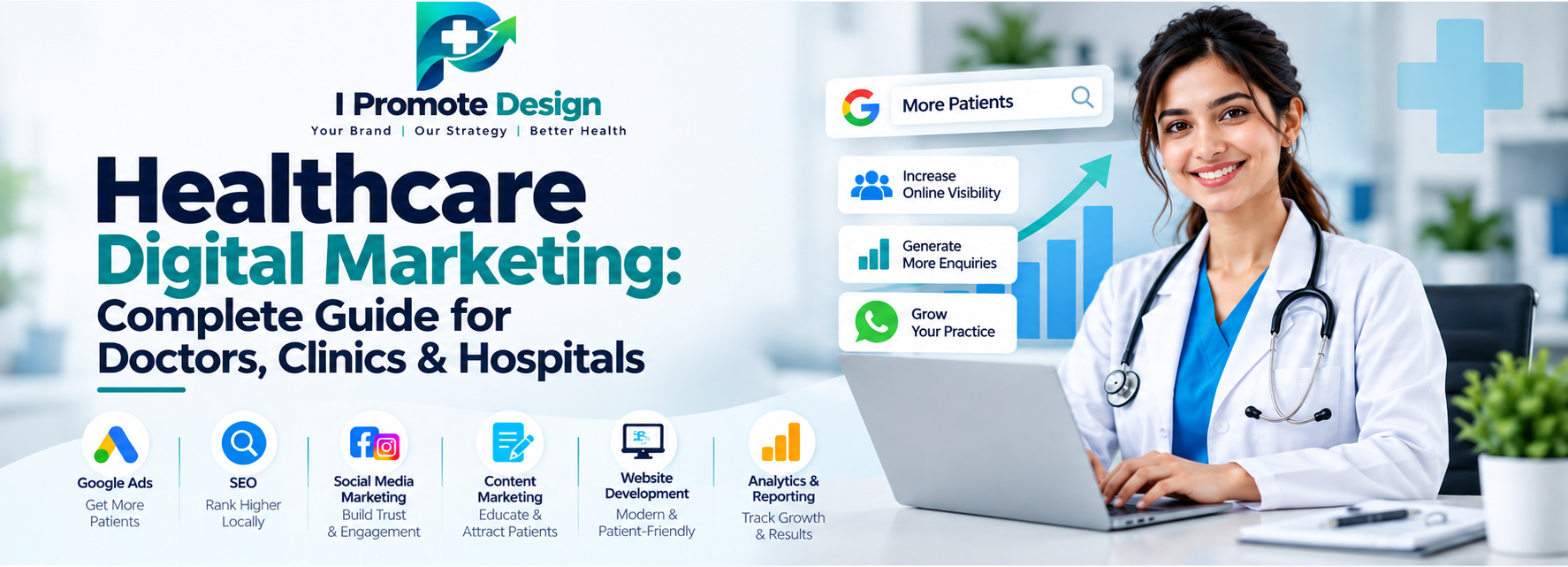 Healthcare digital marketing for doctors clinics and hospitals